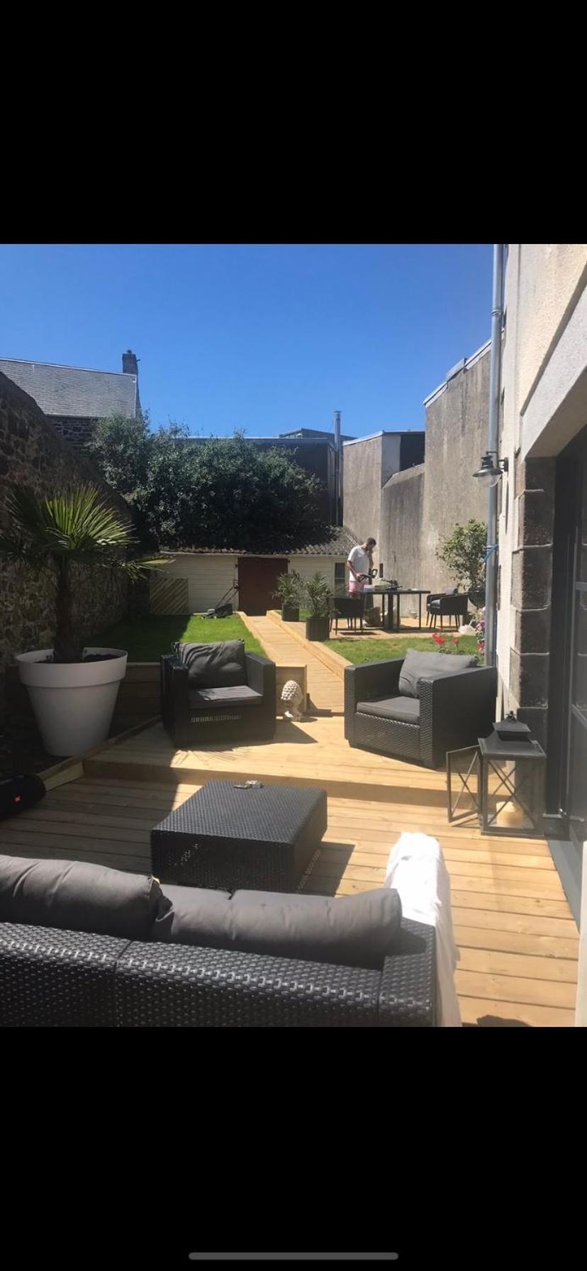 Maison De Ville Avec Jardin Clos Des Matignon Γκρανβίλ Εξωτερικό φωτογραφία